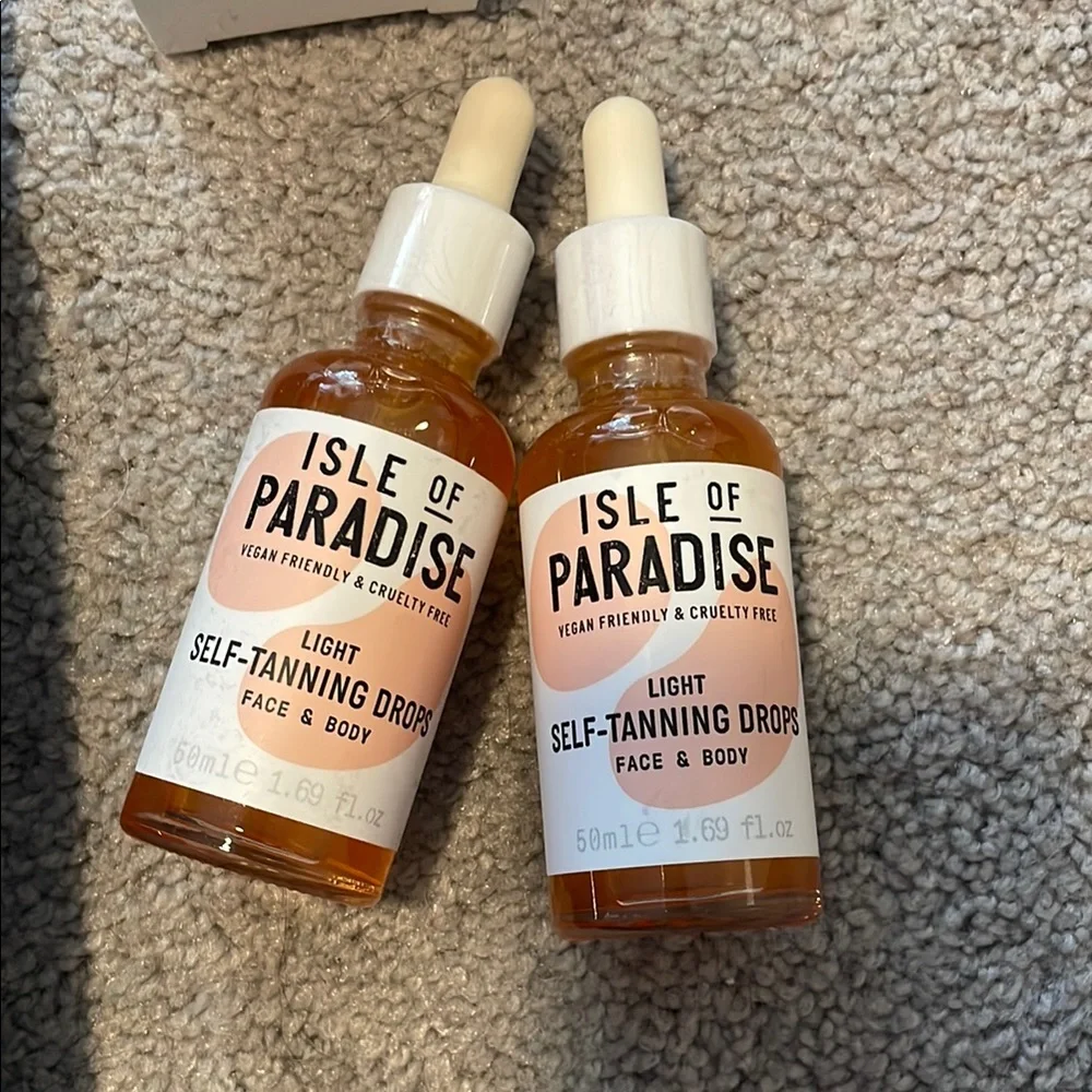 Self tan bundle Unopened: St. Tropez, Isle Paradise Drops, Dolce Glow drops - Picture 4 of 7
